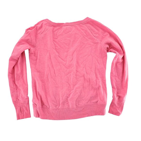 Xersion S Performancewear Neon Pink Activewear Long Sleeve Barbiecore Sweatshirt - Picture 5 of 11
